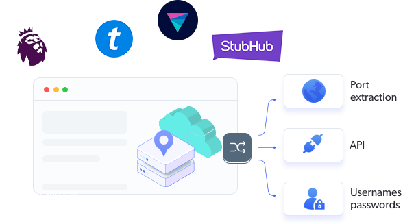 Easily use our proxies for your ticketing program!